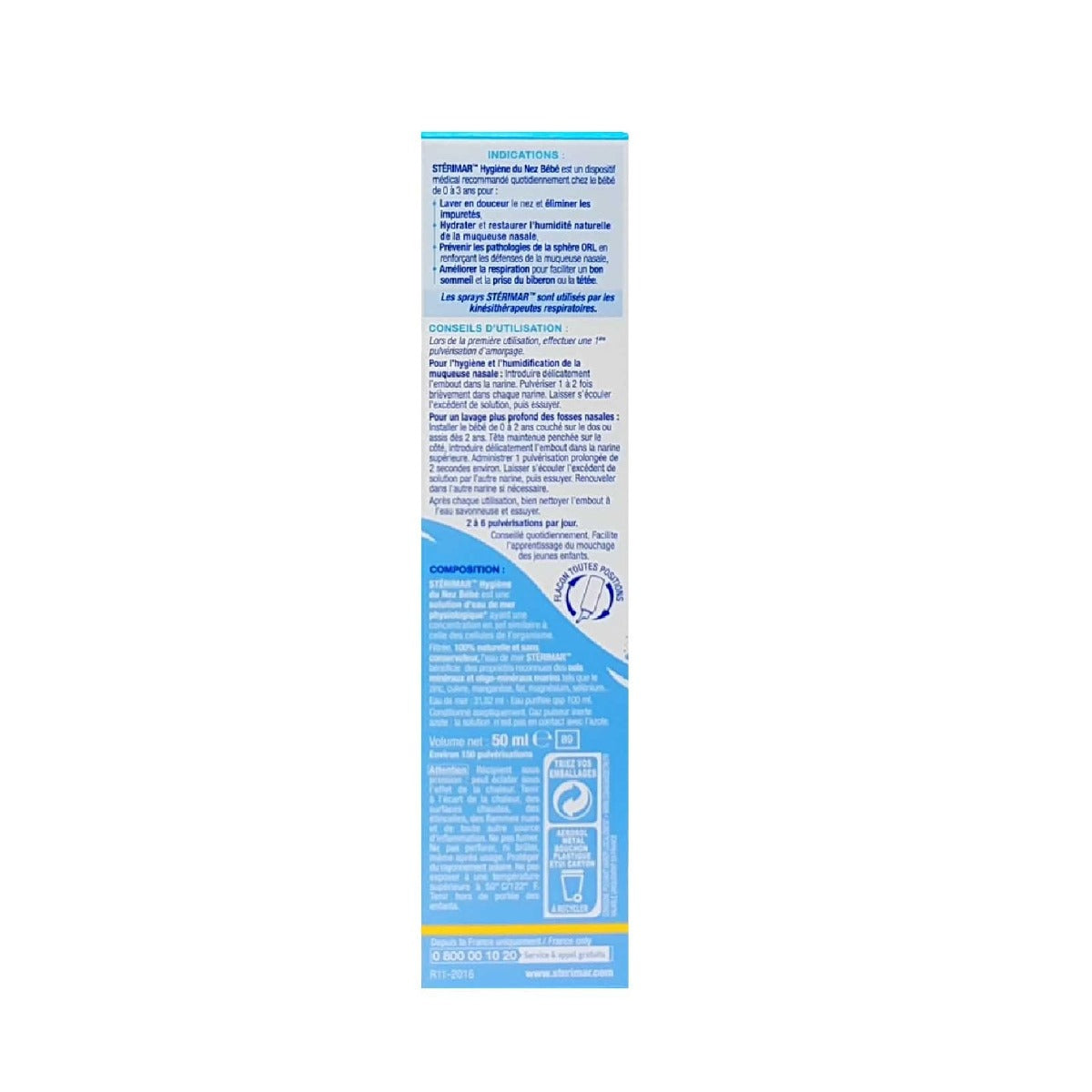 Sterimar Baby Nasal Hygiene Spray 50ml Bundle of 2