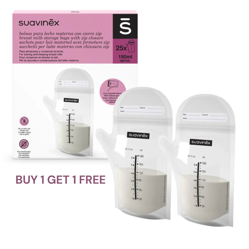 (Buy 1 Get 1 Free) Suavinex Breastmilk Storage Bags