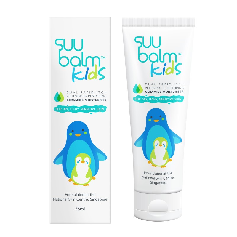 Suu Balm Kids Dual Rapid Itch Relieving & Restoring Ceramide Moisturiser (75ml)