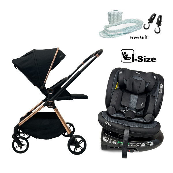 Prego Baby Sultan Stroller & Car Seat Combo + FREE GIFTS
