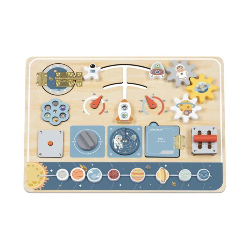 Tooky Toy Space Busy Board Interactive Learning