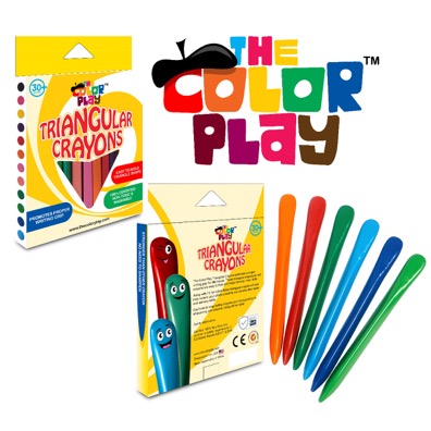 The Color Play Triangular Crayons