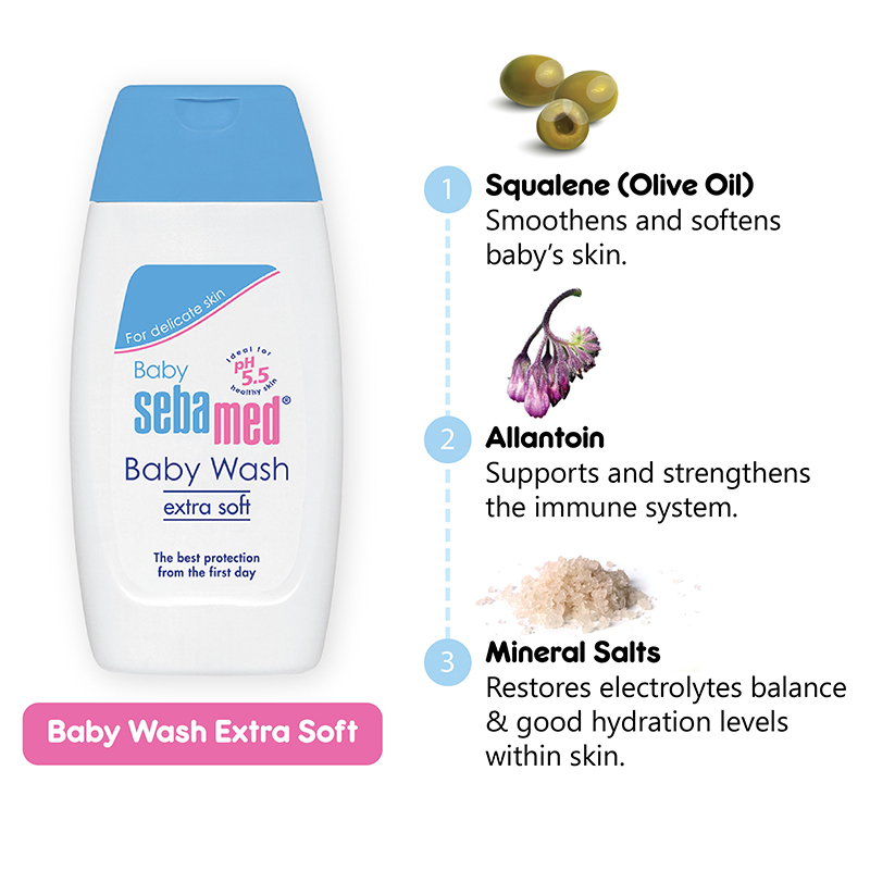 sebamed baby wash extra soft 200ml