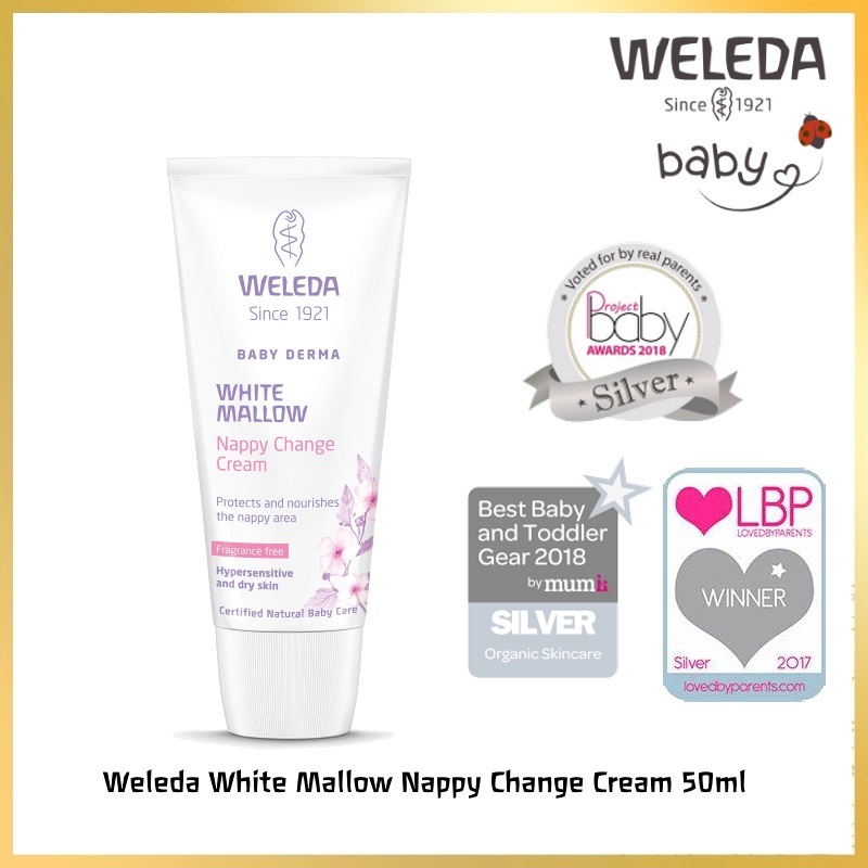 baby-fair Weleda White Mallow Nappy Change Cream 50ml