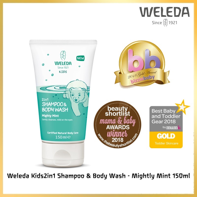 Weleda Kids 2in1 Shampoo & Body Wash Mighty Mint 150ml
