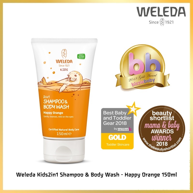 baby-fair Weleda Kids 2in1 Shampoo & Body Wash Happy Orange 150ml